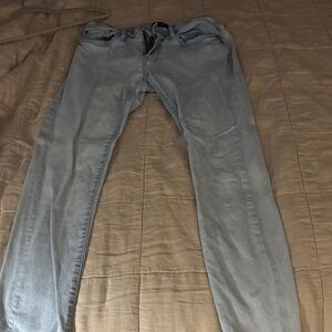 Lucky Brand Men's Light Gray Skinny Jeans